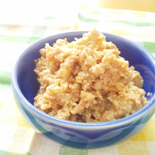 えのきと鶏肉の胡麻肉味噌